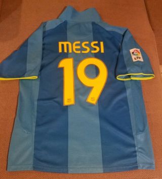 Barcelona Soccer Jersey Lionel Messi 19season 2007 Size L