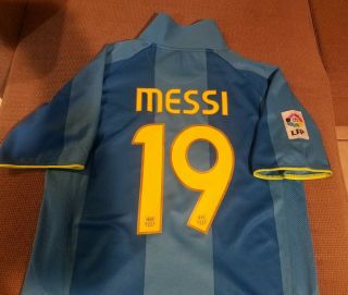 Barcelona soccer jersey Lionel Messi 19Season 2007 size L 2