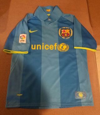 Barcelona soccer jersey Lionel Messi 19Season 2007 size L 3