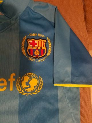 Barcelona soccer jersey Lionel Messi 19Season 2007 size L 7