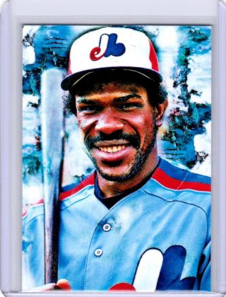 2019 Andre Dawson Montreal Expos Baseball 1/1 Art Aceo Sketch Print Card By:q