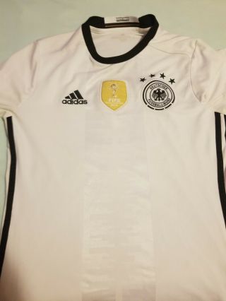 Germany Soccer Kids Jersey Large 2016 Home Shirt Football Adidas