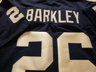 Saquon Barkley 26 Signed Penn State Jersey Autographed Sz XL Beckett BAS 3