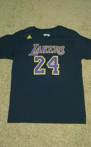 Adidas Los Angeles Lakers Kobe Bryant 24 Jersey Shirt,  Size Large