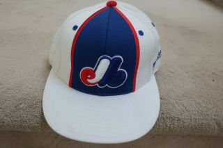 Montreal Expos Mitchell & Ness Pre Owned Fitted Hat 7 1/4 80 Acrylic 20 Wool