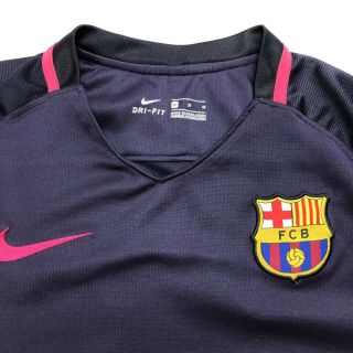 2016/17 Barcelona Away Jersey 11 Neymar Jr Medium Nike BLAUGRANA Purple Soccer 6