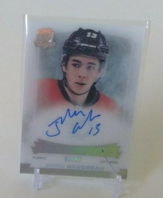 2014 - 15 The Cup Johnny Gaudreau Rookie Enshrinements