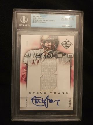 2012 Limited Steve Young Game Auto 