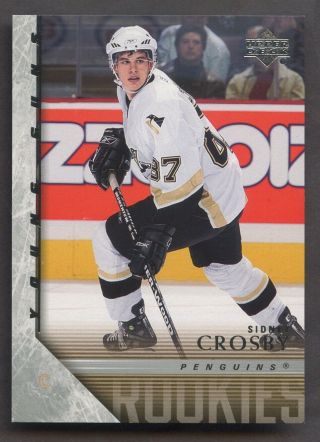 Sidney Crosby 2005 - 06 Upper Deck Hockey 201 Young Guns Rookie Rc Penguins