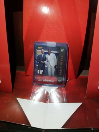 2 Zion Williamson Panini Draft Night Rookie Cards In Hand Ready To Ship Now