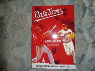 2010 Washington Nationals Media Guide Yearbook Program Press Book Baseball Ad