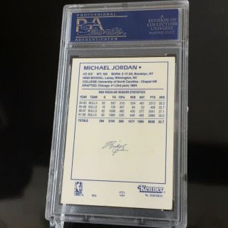 Michael Jordan Autographed Signed Rookie Card PSA DNA Authentic see 1986 Fleer 2