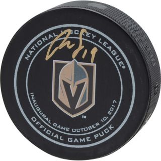 Reilly Smith Golden Knights Signed October 10,  2017 Inaugural Opening Night Puck