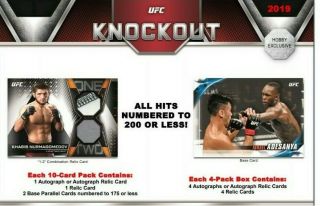Andrea Lee 2019 Topps Ufc Knockout 1 Full Case Break 12x Box 3