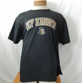 UCF Knights University of Central Florida Black T Shirt Men ' s Size XL (46 - 48) 4