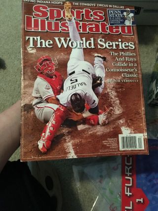 Sports Illustrated November 3,  2008 The World Series : Phillies & Rays