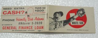 1963 Chicago White Sox American League Booklet
