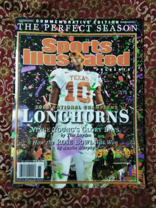 Sports Illustrated Texas Longhorns 2005 National Champions Vince Young