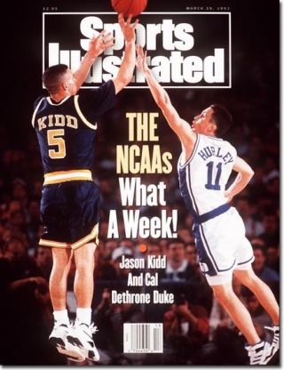 March 29,  1993 Bobby Hurley Duke Jason Kidd Cal Bears Sports Illustrated