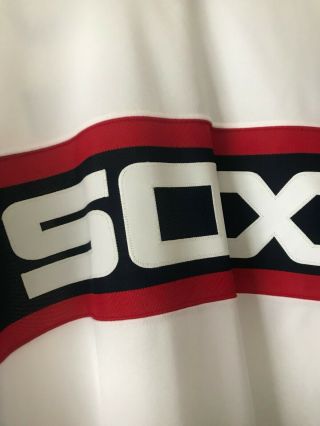 1983 Frank Thomas Jersey 52 XXL White Sox Majestic 75th Anniversary HOF Patch 2