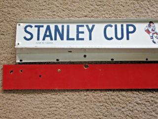 Eagle Toys Stanley Cup Nhl Hockey Metal Table Hockey Game Side Panel Art Sign
