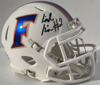 Lamical Perine Signed Autographed Florida Gators Mini Helmet National Champs