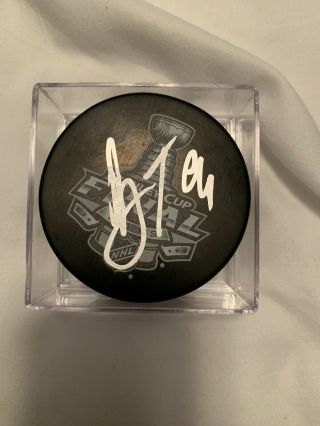 Vladimir Tarasenko Autographed 2019 Stanley Cup Finals Puck St.  Louis Blues