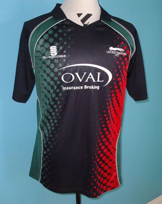 Leicestershire County Cricket Club Jersey Shirt Surridge L
