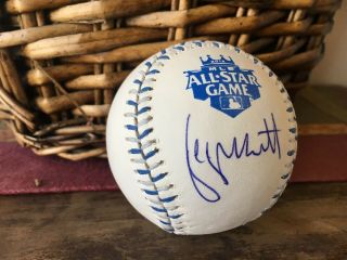 George Brett Autographed 2012 Mlb All Star Game Baseball Kansas City Royals