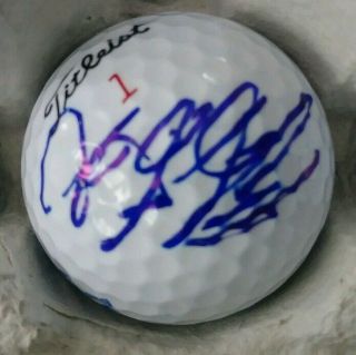 Isao Aoki Signed Top Flight Boa Championship Golf Ball Pga Auto Autograph