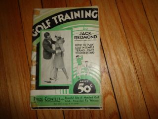 Golf Training By Jack Redmond How To Play Vintage Book 1930