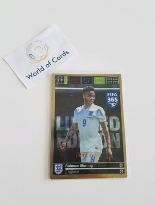 Panini Adrenalyn Xl Fifa 365 2015 Limited Edition Sterling Rare Little