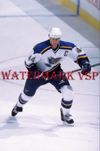 Chris Pronger St Louis Blues 35 Mm Slide Negative Hockey Oct 22 2001 A100