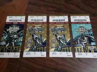 2002 Mlb All Star Game Weekend Full Tickets Miller Park Milwaukee Brewers