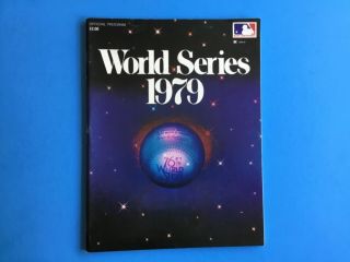 Official 1979 World Series Program (pittsburgh Pirates Vs Baltimore Orioles)