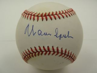 Warren Spahn Jsa Certified Authentic Signed Baseball Autographed J96673