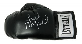 Micky Ward Signed Everlast Black Boxing Glove W/irish - Schwartz