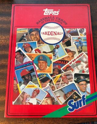 Topps Baseball Cards Of The St.  Louis Cardinals Stan Musial Bob Gibson Mlb Hof