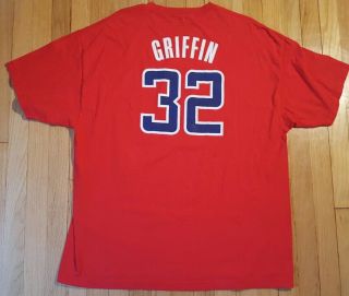Adidas BLAKE GRIFFIN shirt XXL red Los Angeles Clippers NBA basketball jersey 32 4