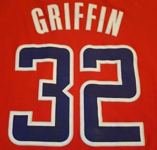 Adidas BLAKE GRIFFIN shirt XXL red Los Angeles Clippers NBA basketball jersey 32 5