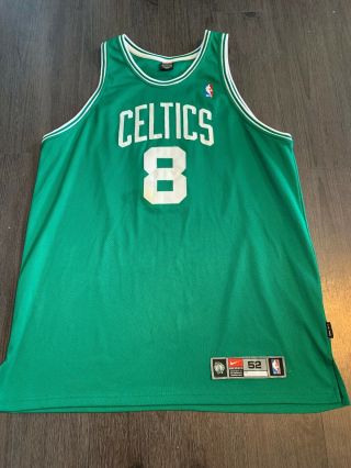 2000 - 01 Antoine Walker 8 Boston Celtics Authentic Nike Pro Cut Jersey Sz 52