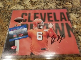 Baker Mayfield Signed Auto Autograph 8x10 Photo All Star And Hologram Browns
