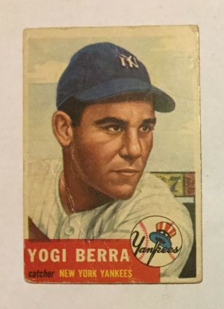 1953 Topps Yogi Berra 104 York Yankees