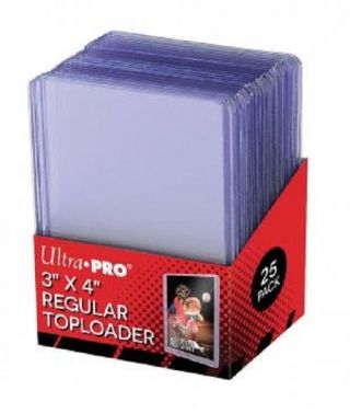2000 Ultra Pro Regular 3x4 Toploaders Case Top Loaders