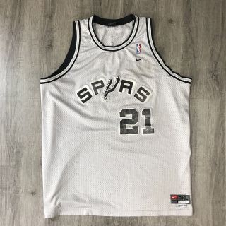 Vintage Nike Nba San Antonio Spurs Tim Duncan 21 Basketball Jersey 3xl