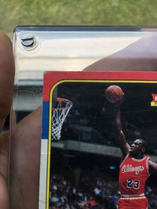 1986 - 1987 Fleer Michael Jordan Rookie 57 Holy Grail Of The NBA 5