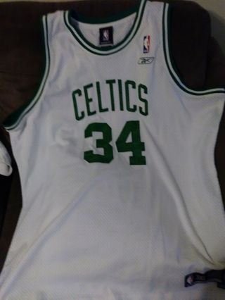 Paul Pierce Boston Celtics White Jersey Authentic Sz 3xl