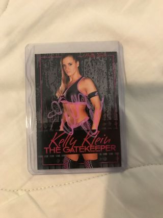 Kelly Klein Autographed Trading Card