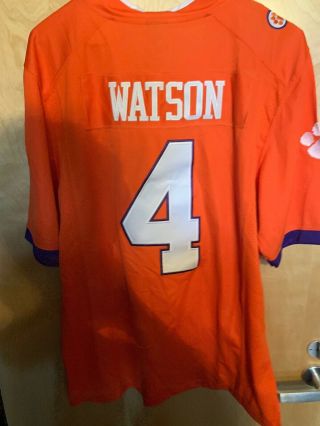 Deshaun Watson 4 Clemson Tigers Mens Jersey Orange