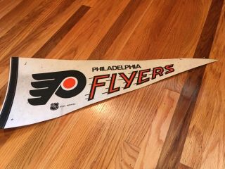 Philadelphia Flyers Vintage Nhl Hockey Pennant 28”